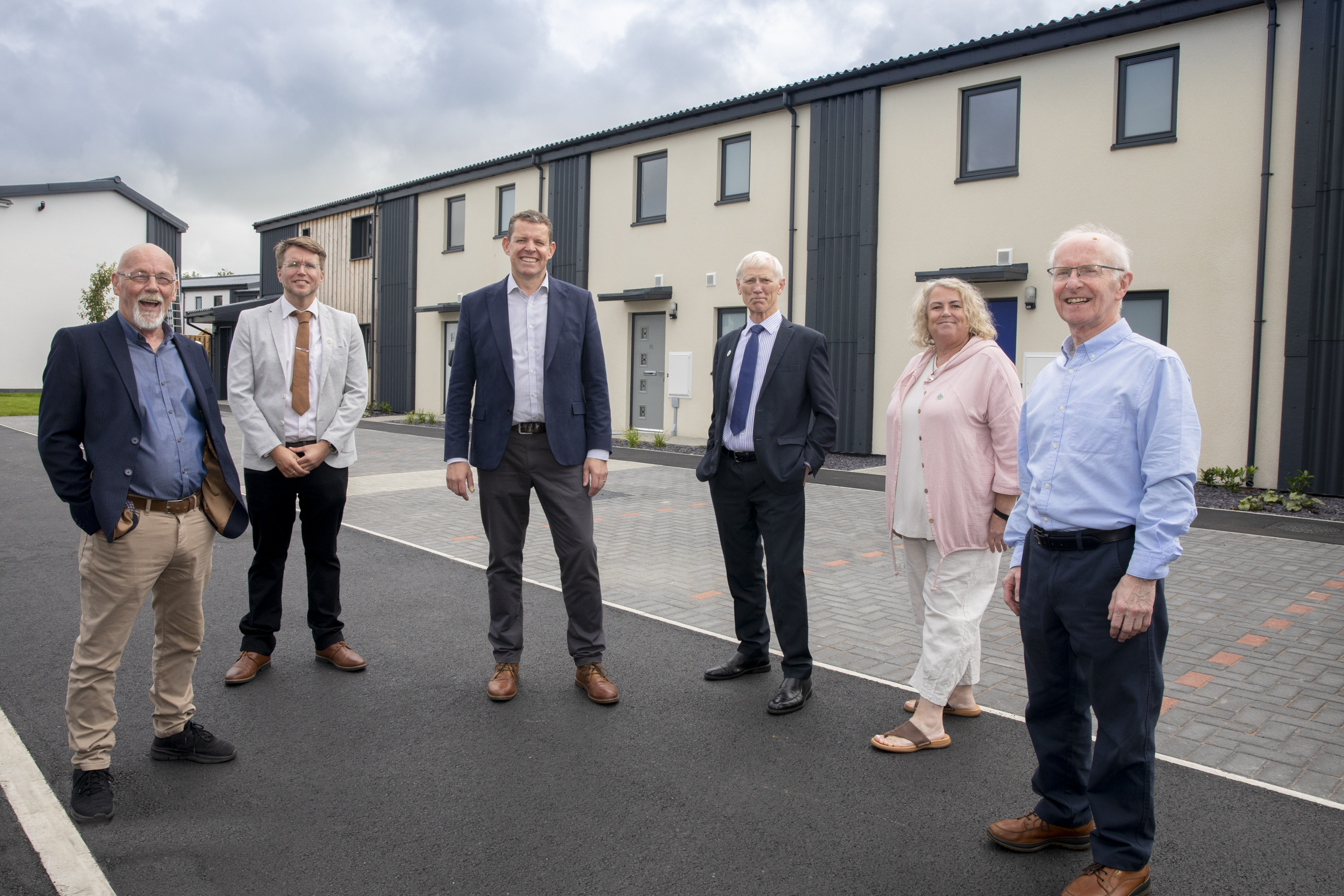 Stakeholders Celebrate Completion of Eco-Friendly Housing Development in Anglesey