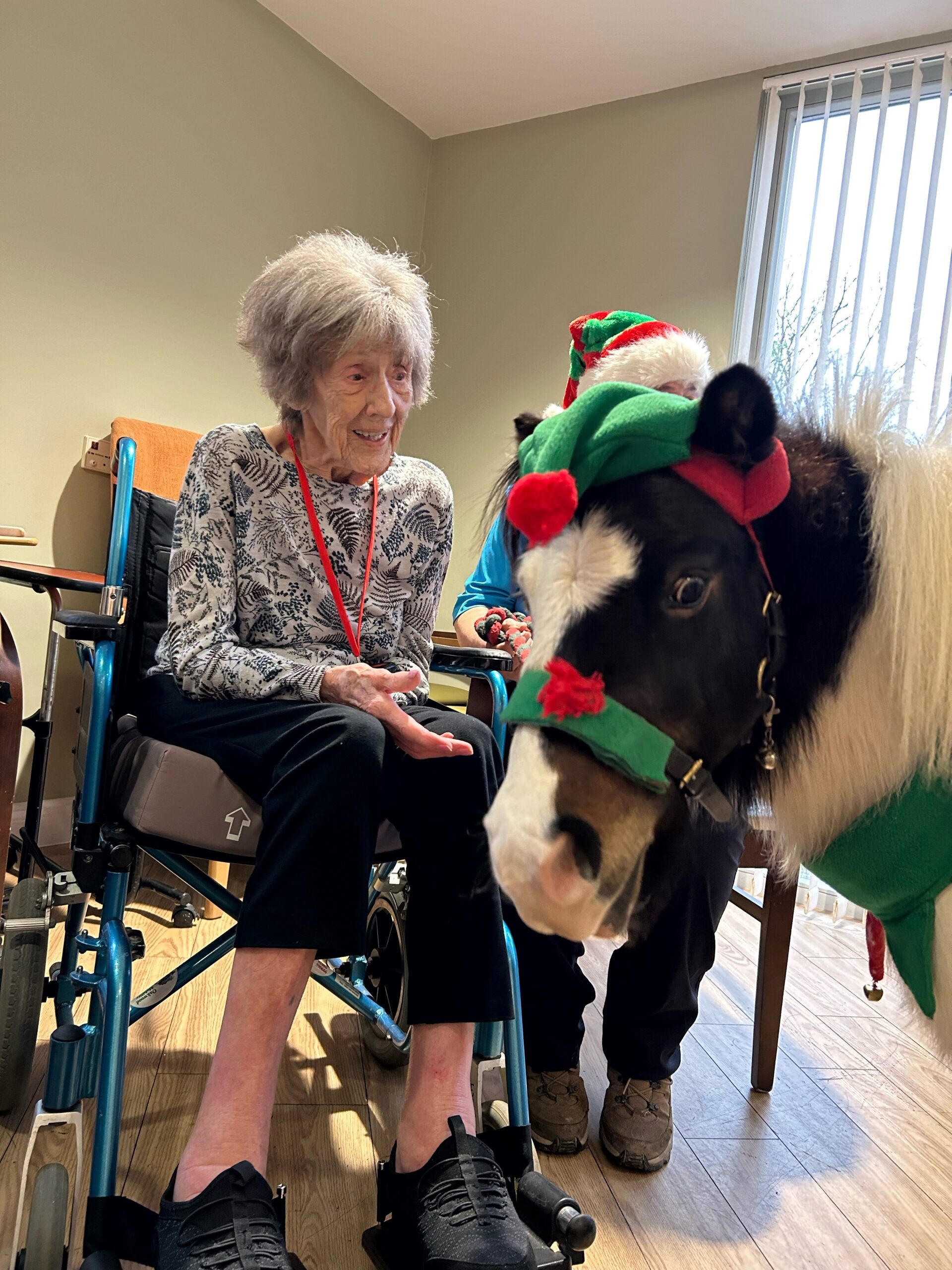 Pony Power; Sparkles Brings Smiles to the Residents at Merton Place